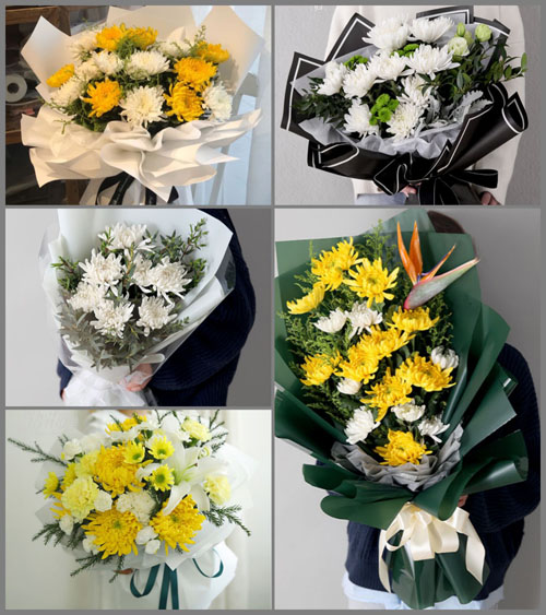 山西忻州原平市沿沟乡白事花束代送